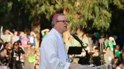 Bischof Robert Barron beim Weltjugendtag in Lissabon / Nuria Chiccon / EWTN News