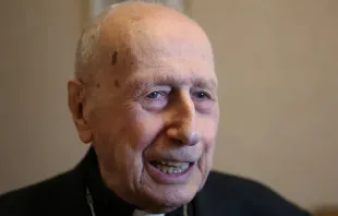 Kardinal Roger Etchegaray / Daniel Ibáñez / CNA Deutsch