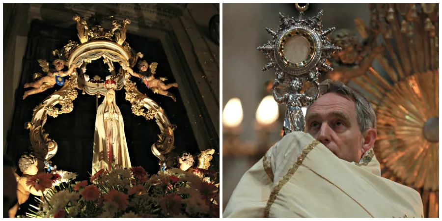Eindrücke der Prozession und des Eucharistischen Segens am 8. Dezember 2016.