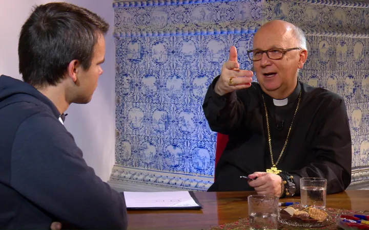 Weihbischof Marian Eleganti OSB in einem Interview mit dem katholischen Fernsehsender EWTN.TV.