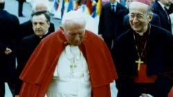 Der heilie Papst Johannes Paul II. mit Kardinal Camillo Ruini / Korazym.org