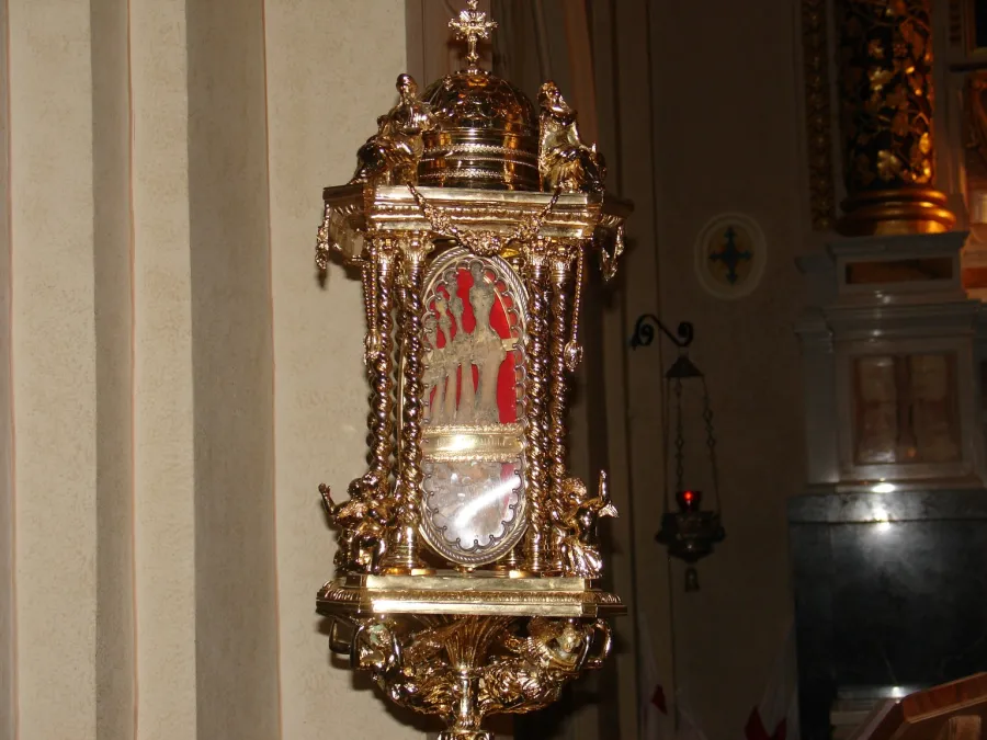 Fußreliquiar des heiligen Kamillus in Bucchianico