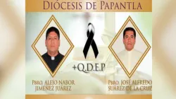 Die beiden ermordeten Priester. / Diözese Papantla
