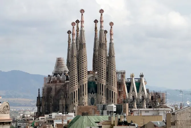 Die Sagrada Familia im September 2009