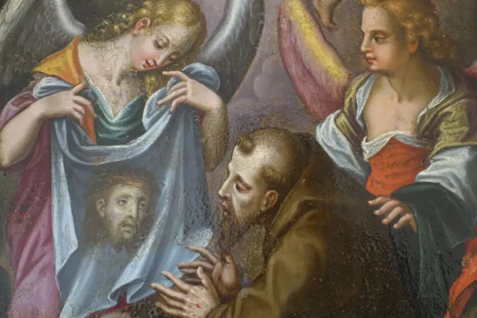 Darstellung des heiligen Franziskus mit dem Volto Santo