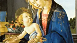 Worte der Wahrheit aus der Heiligen Schrift: Ein Ausschnitt aus der "Madonna mit dem Buch" von Sandro Botticelli. Das Renaissance-Kunstwerk entstand um 1480. / Gemeinfrei via Wikimedia