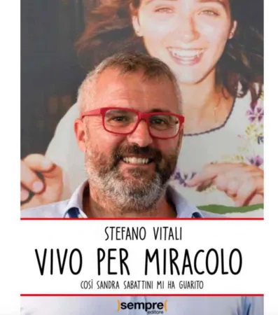 Cover des Buchs "Vivo per miracolo" von Stefano Vitali, der auf Fürsprache Sandra Sabattinis geheilt wurde