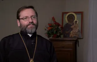 Großerzbischof Swjatoslaw Schewtschuk im Interview mit CNA in Rom am 23. Februar 2016 / CNA