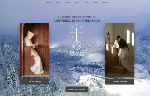 Der neue Auftritt der Kartäuser im Internet / Screenshot / www.chartreux.org