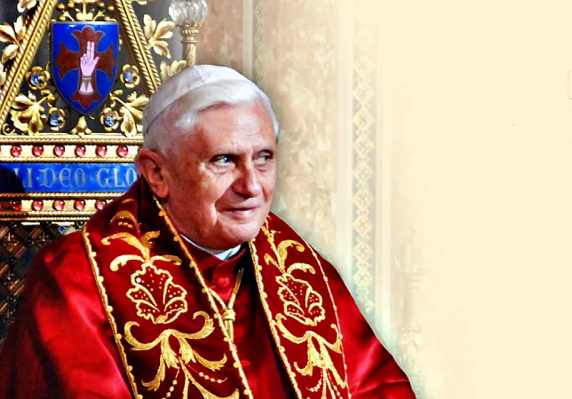 Ausschnitt der Einladung zum Fest anläßlich des 90. Geburstags von Papst emeritus Benedikt.
