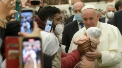 Papst Franziskus bei der Generalaudienz am 5. Januar 2022
 / Vatican Media