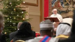 Neujahrsansprache von Papst Franziskus am 10. Januar 2022 / Vatican Media