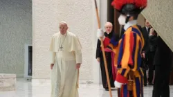 Papst Franziskus bei der Generalaudienz am 12. Januar 2022 / Vatican Media