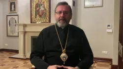 Erzbischof Swiatoslaw Schewtschuk in einer Videobotschaft am 30. März 2022  / facebook.com/head.ugcc.
