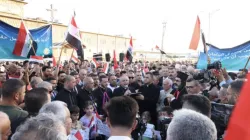 Protest der Bischöfe in Karakosch (Bakhdida) / Raghed Ninwaya / ACI MENA