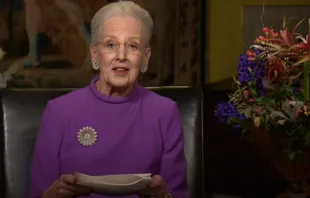 Königin Margrethe II. von Dänemark in der Ansprache am 31. Dezember 2023 / Det danske kongehus / YouTube / Screenshot