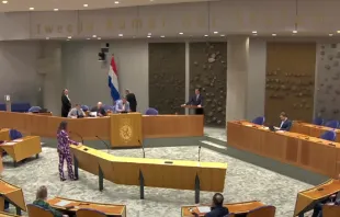 Niederländisches Parlament / Screenshot von YouTube