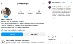 Warnung vor dem Fake-Account des Mainzer Bischofs Peter Kohlgraf. / Screenshot von Instagram.