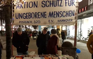 Informationsstand in Hannover / ASUM e.V.