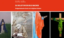 Ausstellung "DU SOLLST DIR EIN BILD MACHEN" / Screenshot von der Webseite