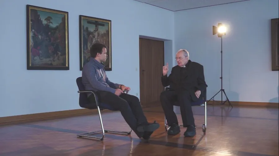Kardinal Meisner im Gespräch mit Rudolf Gehrig