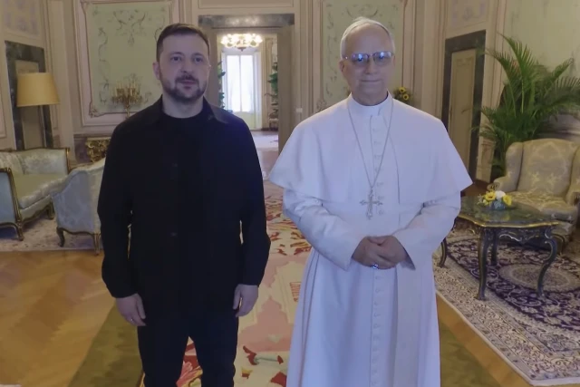 Papst Leo XIV. empfängt ukrainischen Präsidenten Selenskyj in Castel Gandolfo