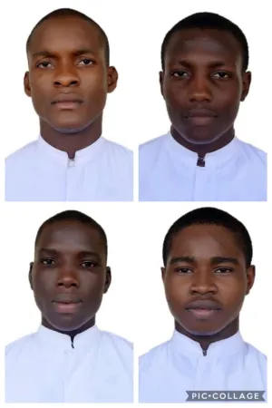Die vier entführten Seminaristen