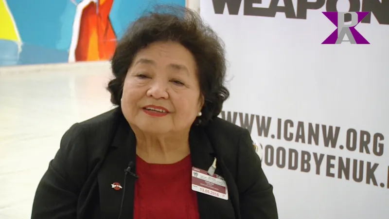 Hat die Atombombe auf Hiroschima überlebt: Setsuko Thurlow (83) setzt sich als überzeugte Christin für den Frieden ein.