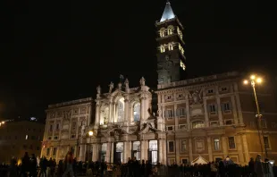 Santa Maria Maggiore am Abend der Öffnung, dem Hochfest der Gottesmutter, 1. Januar 2015 / CNA/Alexey Gotovskiy