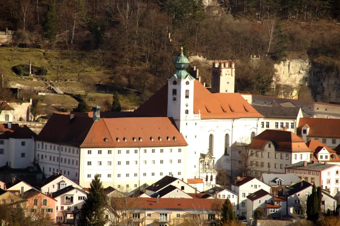 Die Benediktinerinnenabtei St. Walburg in Eichstätt. 