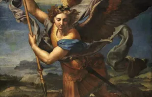 Raffael, "St. Michael, der den Satan besiegt", 1518 / (CC0) 