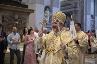 Großerzbischof Swjatoslaw Schewtschuk am 10. September 2023 im Petersdom / Ukrainische Griechisch-Katholische Kirche