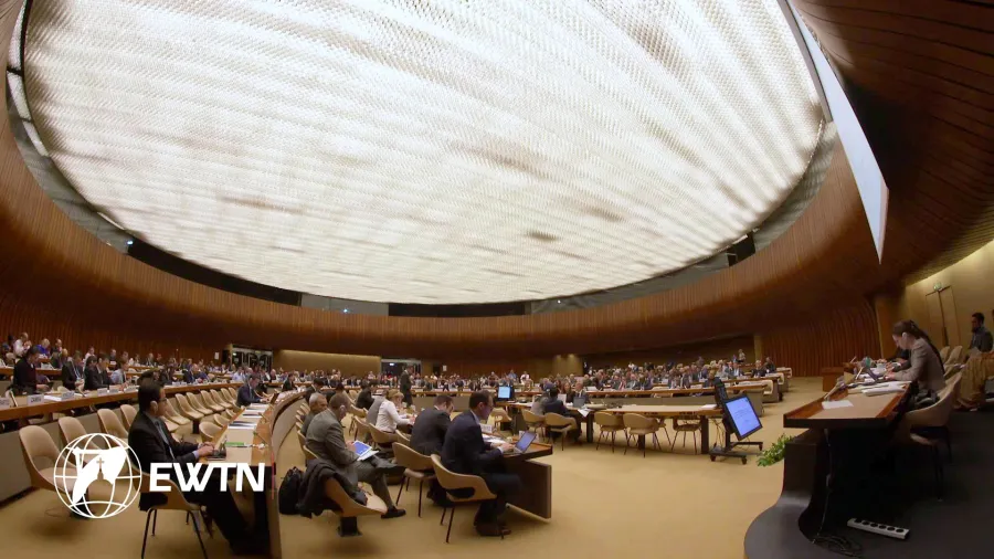 Konferenzraum der UN in Genf