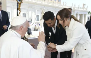 Papst Franziskus bei der Generalaudienz am 8. Juni 2022 / Vatican Media