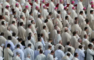 Tausende Priester nahmen auf dem Petersplatz am 3. Juni 2016 teil. / CNA/Martha Calderon