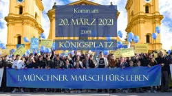 Werbeplakat für den 1. Münchner Marsch fürs Leben am 20. März 2020 in München. / Stimme der Stillen e.V.