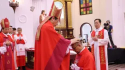 Die Bischofsweihe von Franziskus Cui Qingqi in Wuhan, China, am 8. September 2021. / www.chinacatholic.cn.
