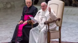 Papst Franziskus bei der Generalaudienz im Vatikan, 29. September 2021 
 / Pablo Esparza/CNA Deutsch