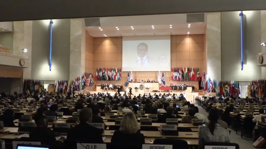 Der Große Versammlungsraum der UN