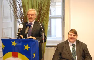 Wolfgang Schüssel (links) und Bernd Posselt / Veit Neumann