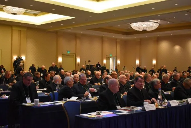 Die Bischöfe der Vereinigten Staaten von Amerika bei ihrer Herbstvollversammlung in Baltimore, Maryland, im November 2019