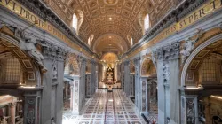 Ein leerer Petersdom / Vatican Media