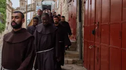 Franziskaner beten den Kreuzweg am 27. Oktober in Jerusalem / Marinella Bandini