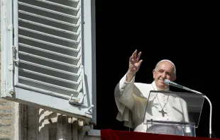 Papst Franziskus bei seiner wöchentlichen Angelus-Botschaft am 7. November 2021 / Vatican Media / CNA Deutsch