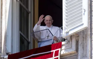 Papst Franziskus beim Angelus / Vatican Media / CNA Deutsch