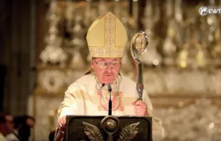 Bischof Rudolf Voderholzer hat sich in seiner Predigt am Vorabend von Christi Himmelfahrt zum 101. Katholikentag in Münster geäußert. / YouTube / Screenshot