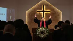 Pastor Wang Yi hält eine Predigt im Oktober 2018, zwei Monate vor seiner Verhaftung / Mit freundlicher Genehmigung der Early Rain Covenant Church