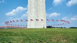 Das Washington Monument, dessen Ostseite die Inschrift "Laus Deo" trägt - Gelobt sei Gott. / Pixabay120019