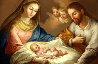 Weihnachten (Gemälde von José Campeche) / gemeinfrei