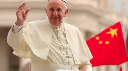 Papst Franziskus bei der Generalaudienz auf dem Petersplatz am 11. Mai 2016.   / CNA/Daniel Ibanez